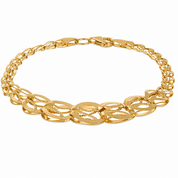 Bracciale - 14 carati Oro giallo - Handmade - Made in Italy