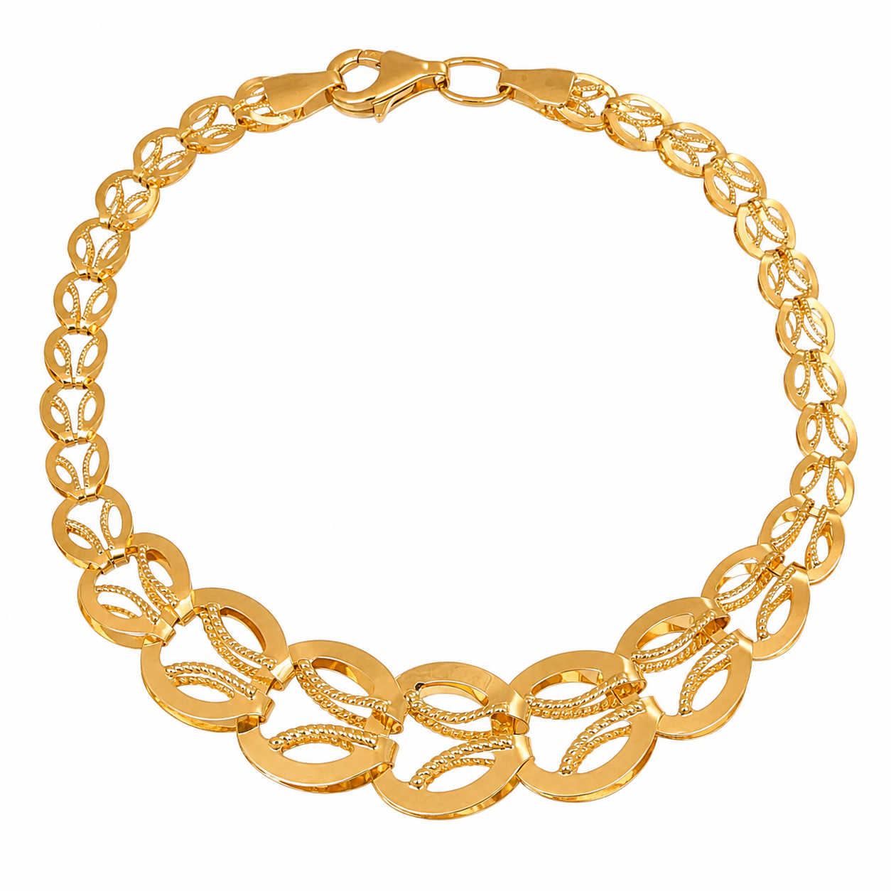 Bracciale - 14 carati Oro giallo - Handmade - Made in Italy