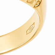 Anello - 18 carati Oro bianco, Oro giallo - 0.375ct. tw. Diamante (Naturale) - Made in Italy - Handmade