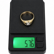 Anello - 18 carati Oro bianco, Oro giallo - 0.35ct. tw. Diamante (Naturale) - Made in Italy - Handmade