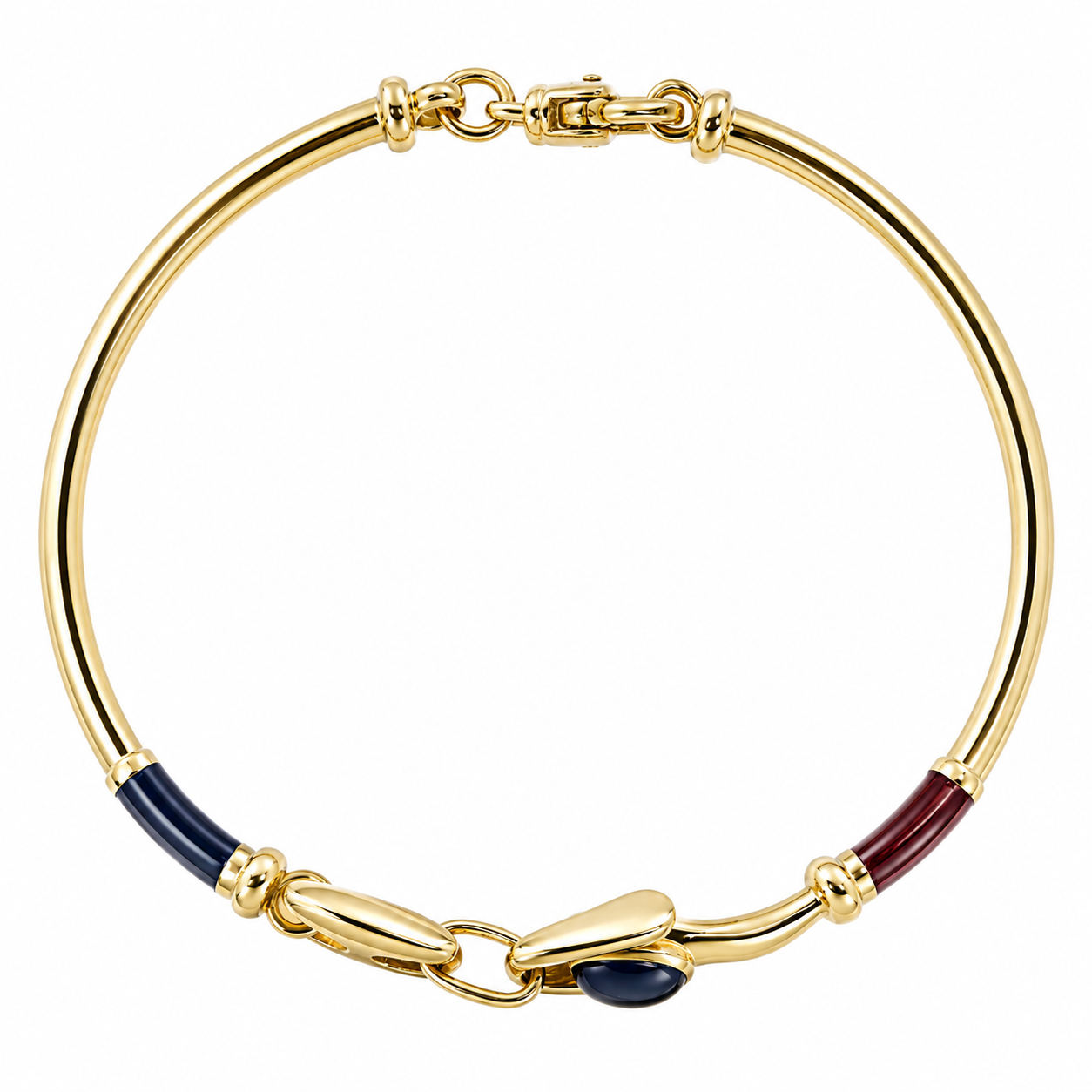 Bracciale - 18 carati Oro giallo - 1.50ct. tw. Zaffiro - Handmade - Made in Italy