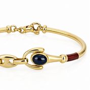 Bracciale - 18 carati Oro giallo - 1.50ct. tw. Zaffiro - Handmade - Made in Italy