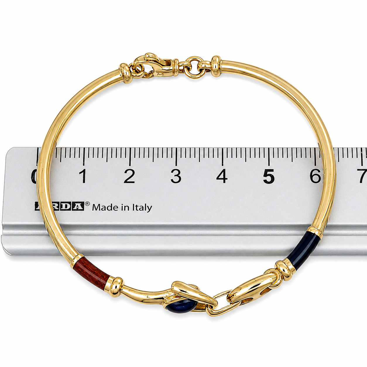 Bracciale - 18 carati Oro giallo - 1.50ct. tw. Zaffiro - Handmade - Made in Italy