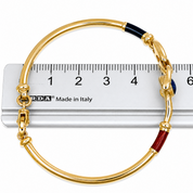 Bracciale - 18 carati Oro giallo - 1.50ct. tw. Zaffiro - Handmade - Made in Italy