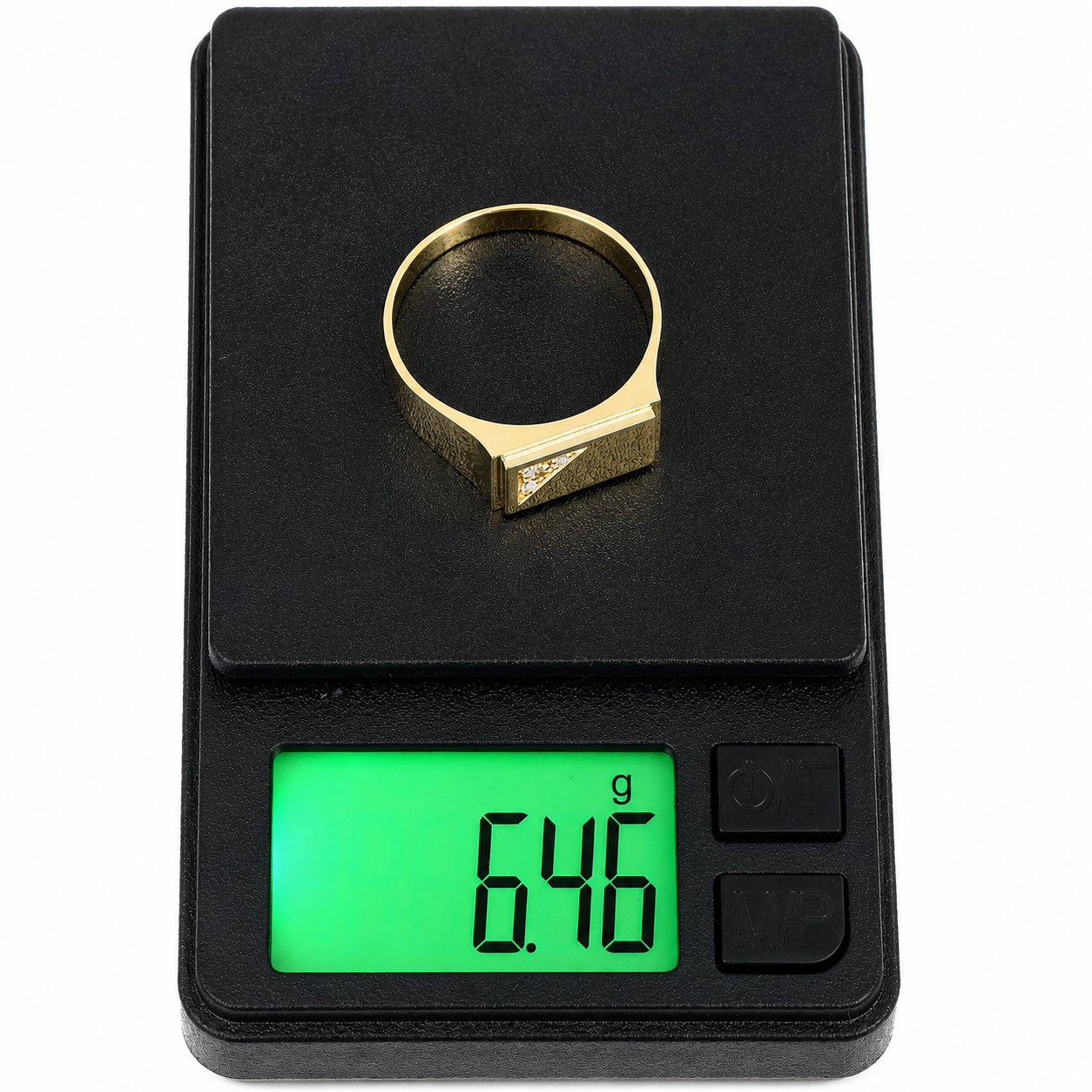 Anello - 18 carati Oro giallo - 0.06ct. tw. Diamante (Naturale) - Made in Italy - Handmade