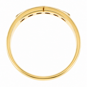 Anello - 18 carati Oro bianco, Oro giallo - 0.30ct. tw. Diamante (Naturale) - Made in Italy - Handmade