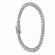 Bracciale - 18 carati Oro bianco - 2.00ct. tw. Diamante (Naturale) - Made in Italy - Handmade