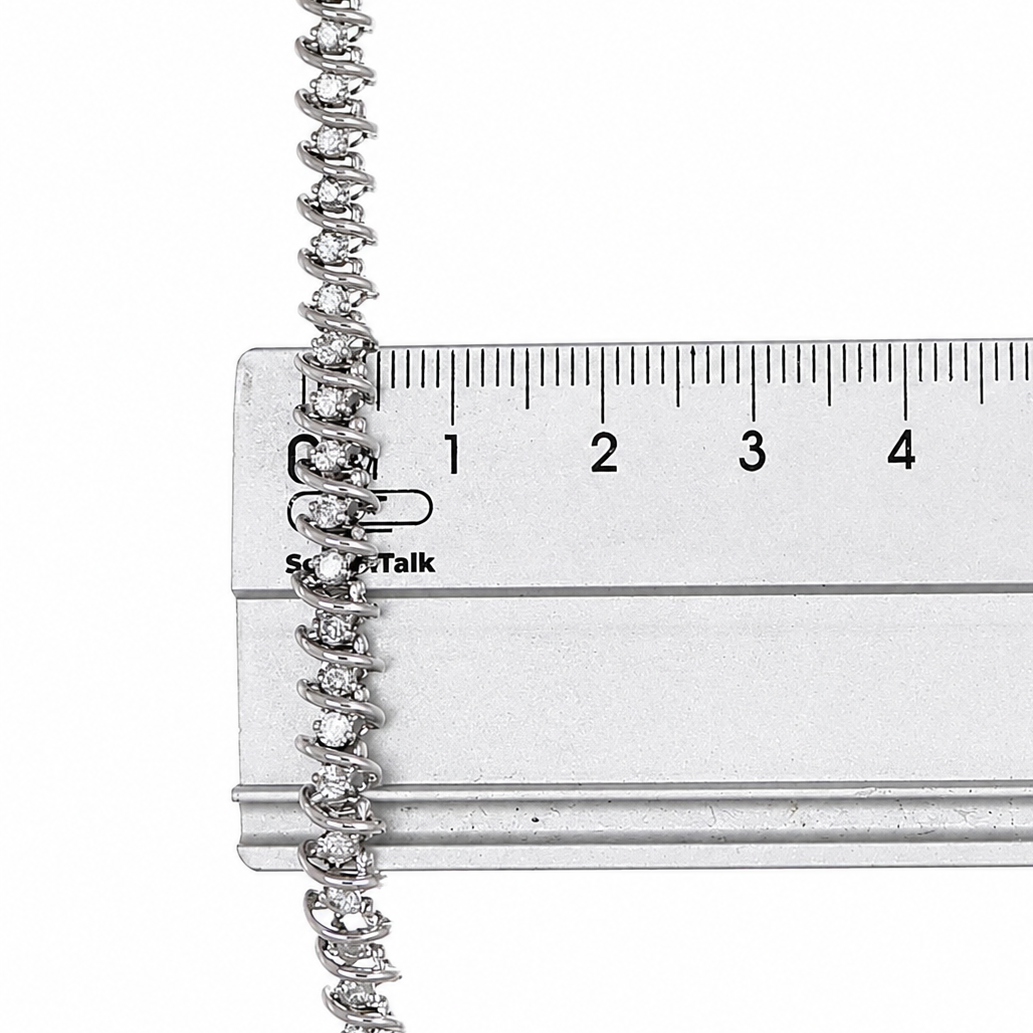 Bracciale - 18 carati Oro bianco - 2.00ct. tw. Diamante (Naturale) - Made in Italy - Handmade