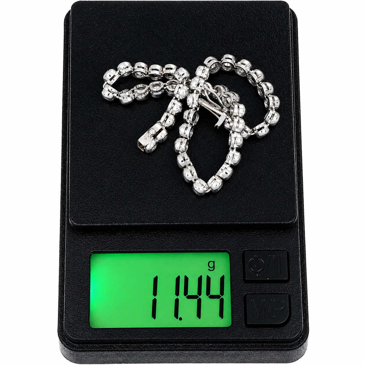 Bracciale - 18 carati Oro bianco - 0.90ct. tw. Diamante (Naturale) - Made in Italy - Handmade