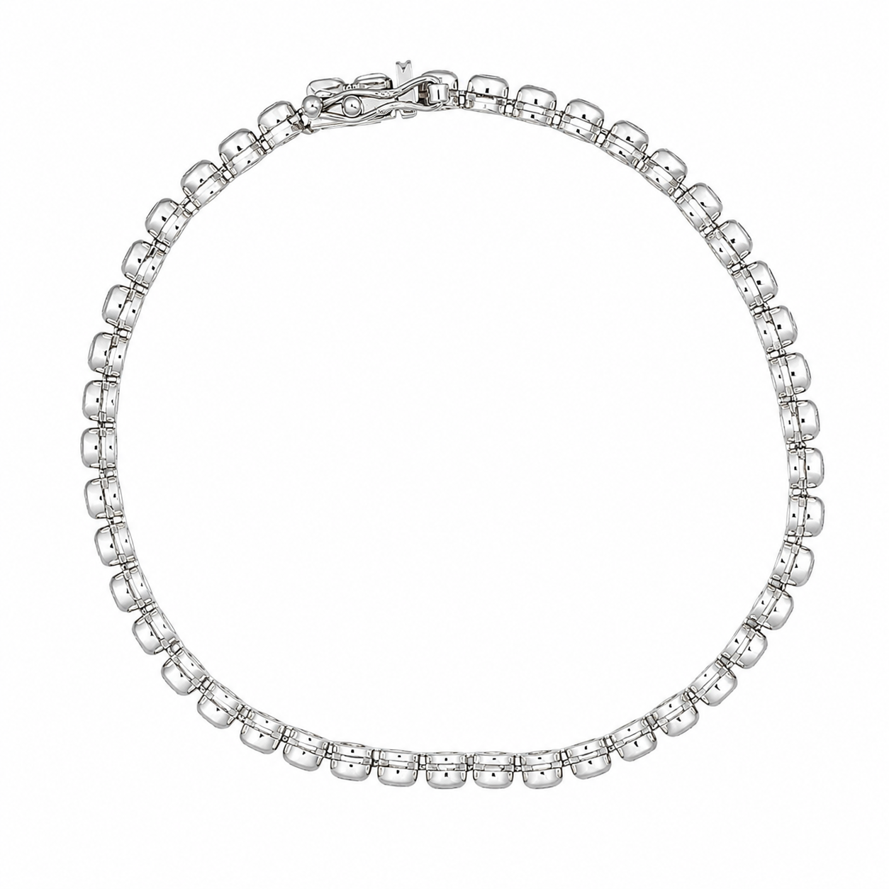 Bracciale - 18 carati Oro bianco - 0.90ct. tw. Diamante (Naturale) - Made in Italy - Handmade