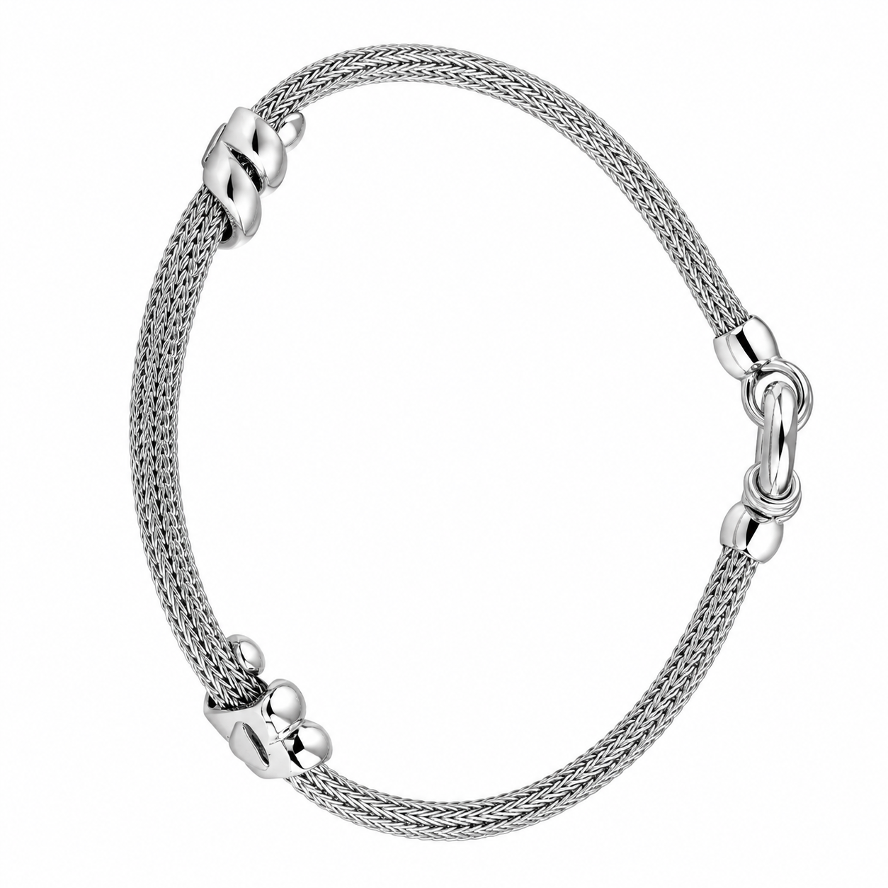 Bracciale - 18 carati Oro bianco - Handmade - Made in Italy