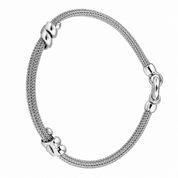 Bracciale - 18 carati Oro bianco - Handmade - Made in Italy
