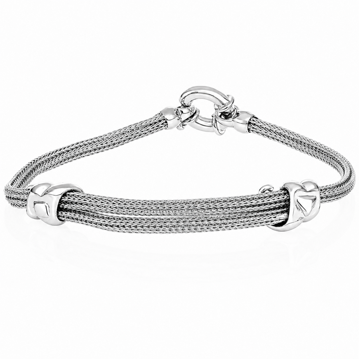 Bracciale - 18 carati Oro bianco - Handmade - Made in Italy
