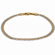Bracciale - 18 carati Oro giallo, Oro bianco - Handmade - Made in Italy