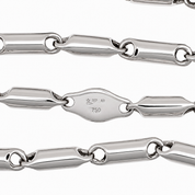 Collana - 18 carati Oro bianco - Made in Italy