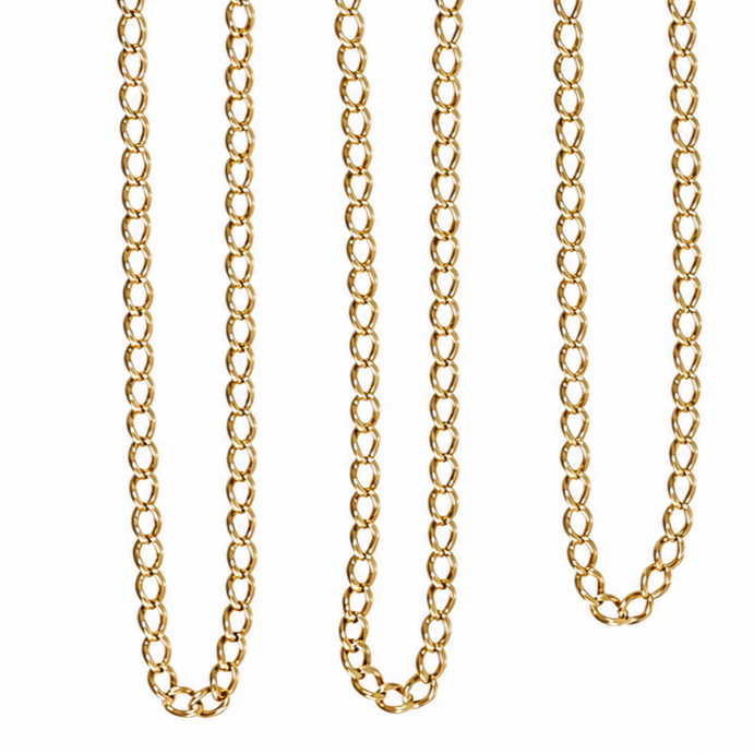 Collana - 18 carati Oro giallo - Made in Italy - Handmade