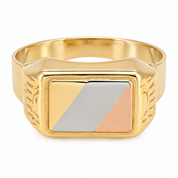 Anello - 18 carati Oro giallo, Oro bianco, Oro rosa - Made in Italy - HandMade