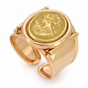 Anello - 18 carati Oro giallo, Oro rosa - Made in Italy - HandMade