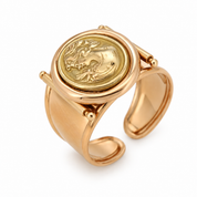Anello - 18 carati Oro giallo, Oro rosa - Made in Italy - HandMade