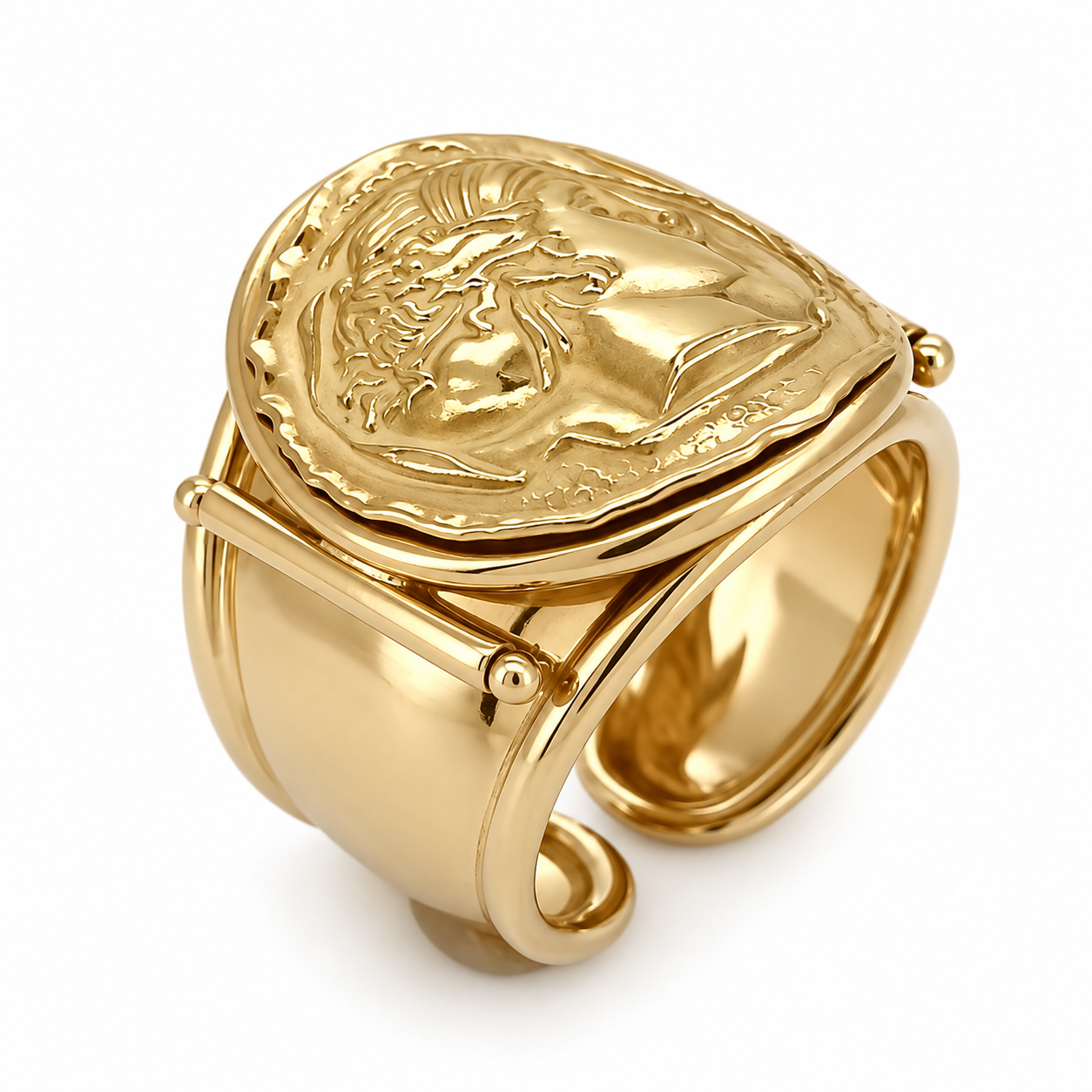 Anello - 18 carati Oro giallo - Made in Italy - HandMade