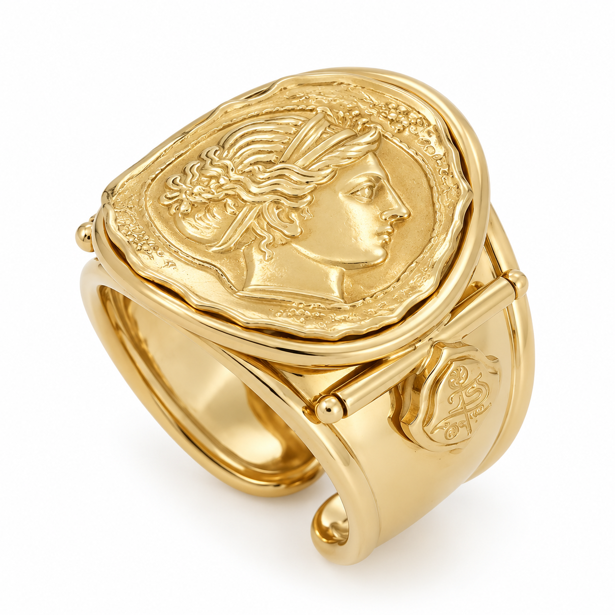 Anello - 18 carati Oro giallo - Made in Italy - HandMade