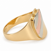 Anello - 18 carati Oro giallo, Oro bianco, Oro rosa - Made in Italy - HandMade