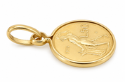 Ciondolo - 18 carati Oro giallo - Made in Italy - Handmade