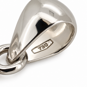 Ciondolo - 18 carati Oro bianco - Made in Italy - HandMade