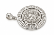 Ciondolo - 18 carati Oro bianco - Made in Italy - HandMade