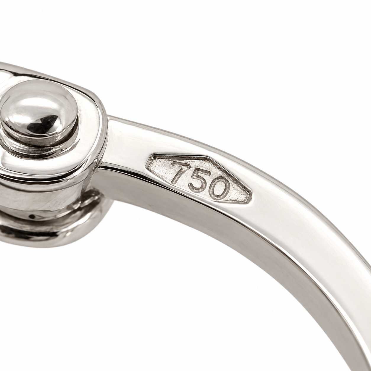 Orecchini - 18 carati Oro bianco - Made in Italy - HandMade