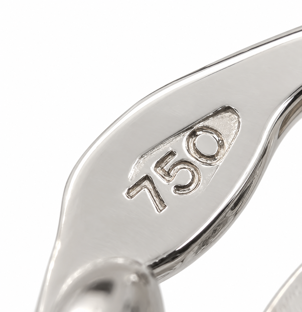 Collana con ciondolo - 18 carati Oro bianco - 0.05ct. tw. Diamante (Naturale) - Made in Italy - Handmade