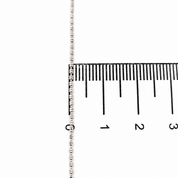 Collana - 18 carati Oro bianco - Made in Italy - Handmade