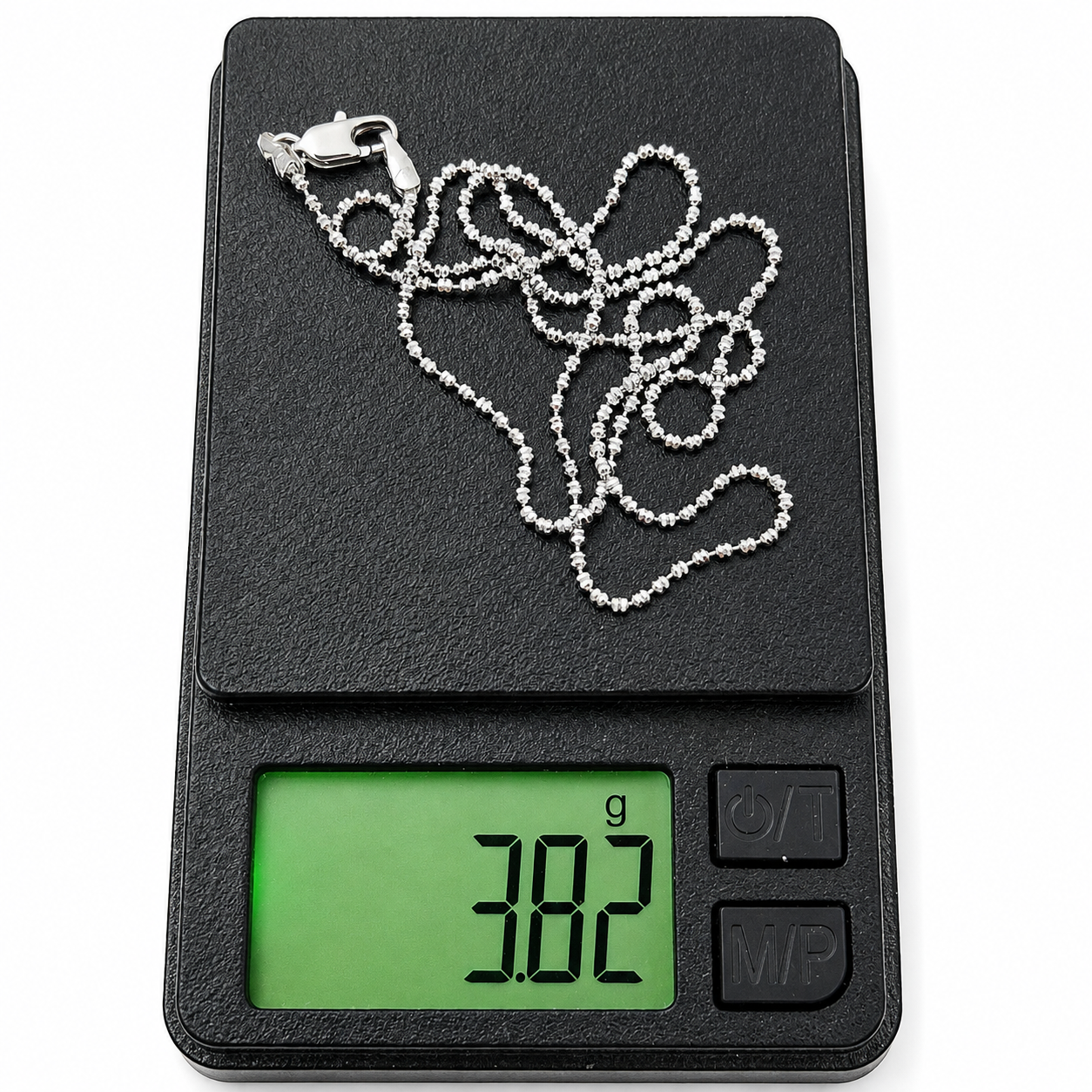 Collana - 18 carati Oro bianco - Made in Italy - Handmade