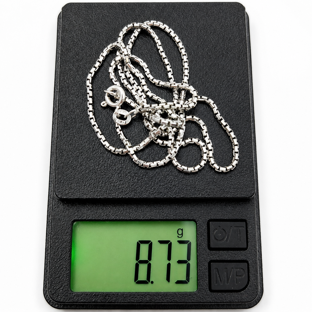 Collana - 18 carati Oro bianco - Made in Italy - Handmade