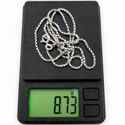 Collana - 18 carati Oro bianco - Made in Italy - Handmade