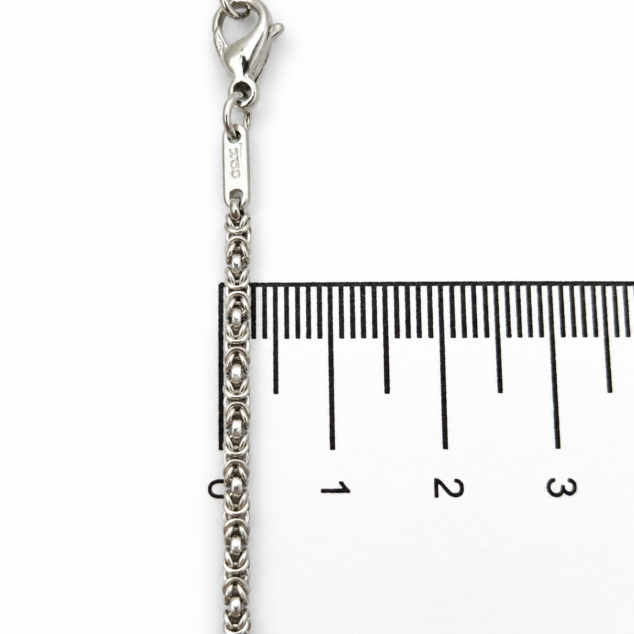 Collana - 18 carati Oro bianco - Made in Italy - Handmade
