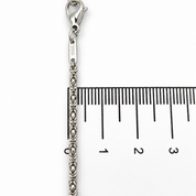 Collana - 18 carati Oro bianco - Made in Italy - Handmade