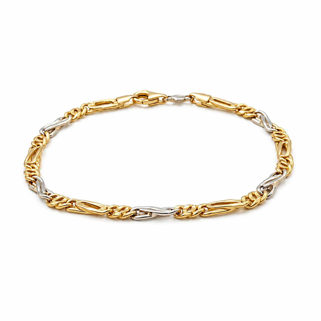 Bracciale - 18 carati Oro giallo, Oro bianco - Made in Italy