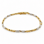 Bracciale - 18 carati Oro giallo, Oro bianco - Made in Italy