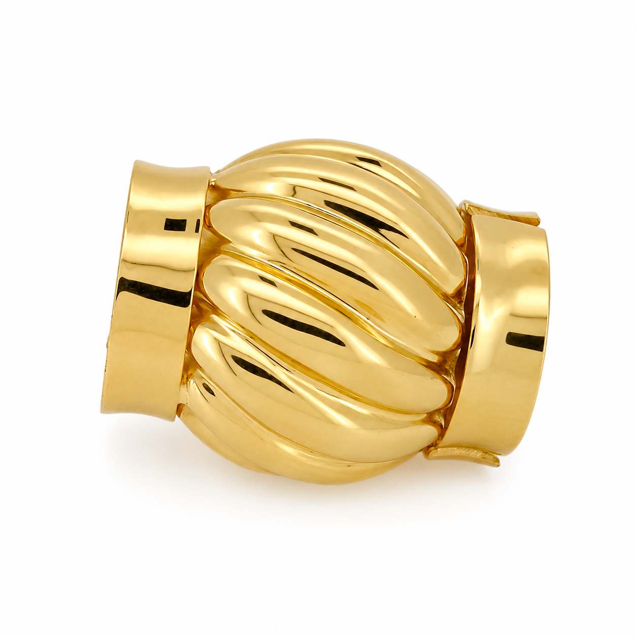 Chiusura per collana - 18 carati Oro giallo, Oro bianco - Made in Italy - Handmade