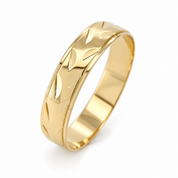Anello - 18 carati Oro giallo - Made in Italy - Handmade