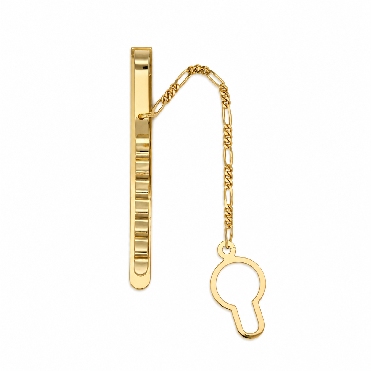 Fermacravatta - 18 carati Oro giallo - Made in Italy - Handmade
