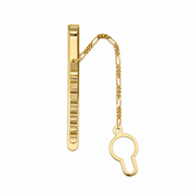 Fermacravatta - 18 carati Oro giallo - Made in Italy - Handmade