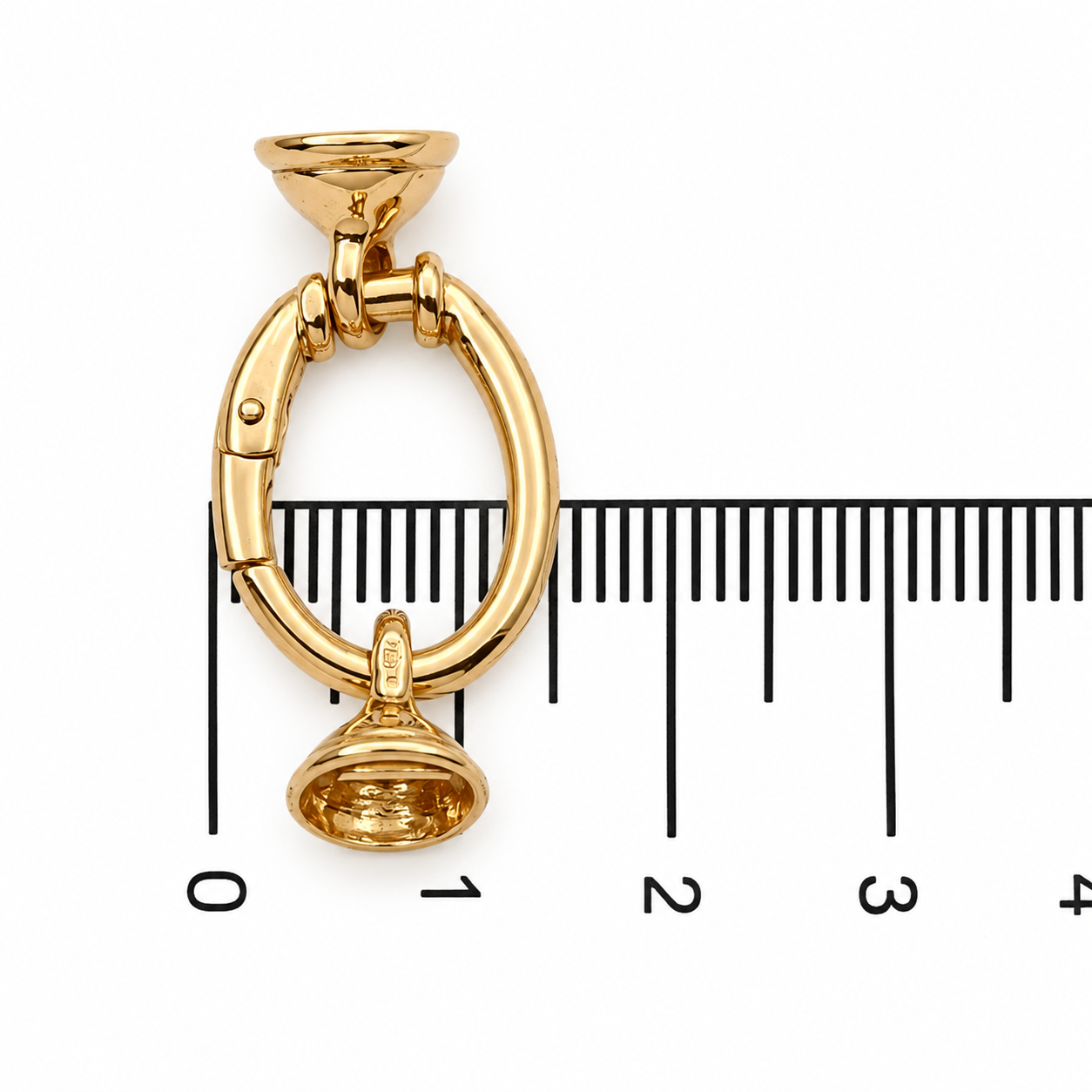 Chiusura per collana - 18 carati Oro giallo - Made in Italy - Handmade