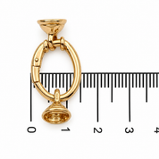 Chiusura per collana - 18 carati Oro giallo - Made in Italy - Handmade