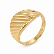 Anello - 18 carati Oro giallo - Made in Italy - Handmade