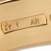 Anello - 18 carati Oro giallo - Made in Italy - Handmade