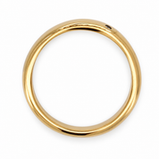 Anello - 18 carati Oro bianco, Oro giallo - 0.02ct. tw. Diamante (Naturale) - Made in Italy - Handmade