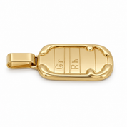 Ciondolo - 18 carati Oro giallo - Made in Italy - HandMade