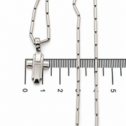 Collana con ciondolo - 18 carati Oro bianco - Made in Italy - HandMade